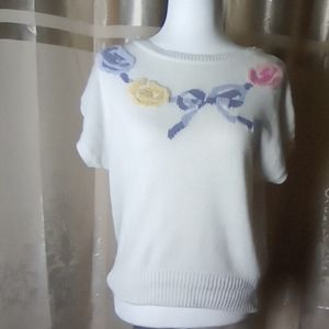 Vintage sweater blouse